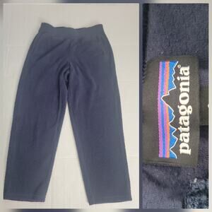 Patagonia Pants Womens Sz Small Shearling Fleece Cozy Crop Blue 22010